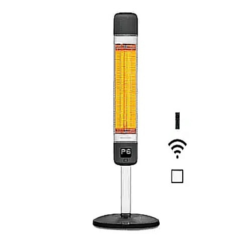 Напольный карбоновый обогреватель Luxeva SMART 2500-FR black