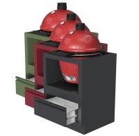 Тумба-основание для круглого керамического гриля KAMADO Joe classic II с ящиком Онтарио