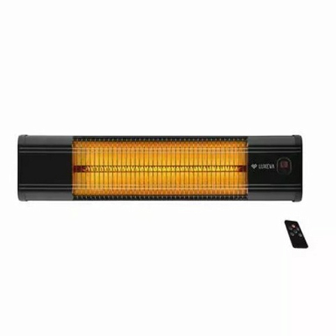 Настенный карбоновый обогреватель Luxeva LXV 2500-HR black