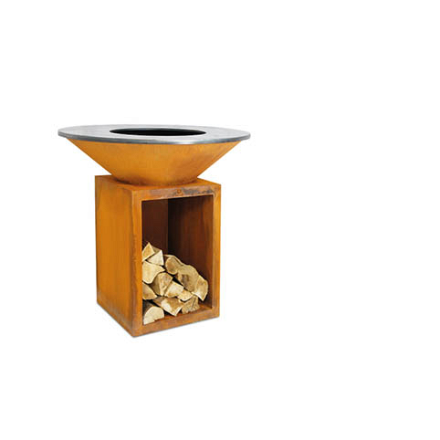 Угольный гриль очаг Ofyr Classic Storage 100 с дровницей