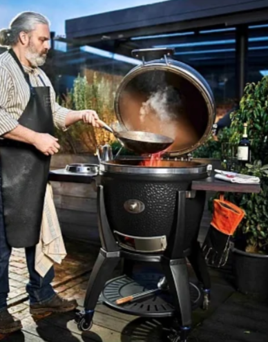 Гриль угольный grill AVANTGARDE LeChef (301030-L) для пиццы, рыбы и мяса