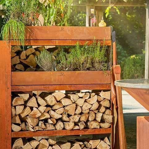 Поленница OFYR Cabinet Corten