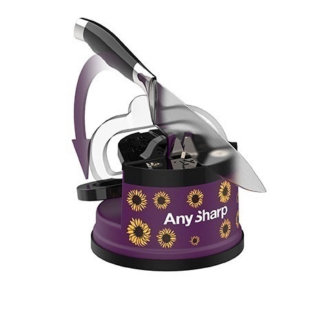 Точилка для ножей AnySharp ELITE пластик фиолетовый