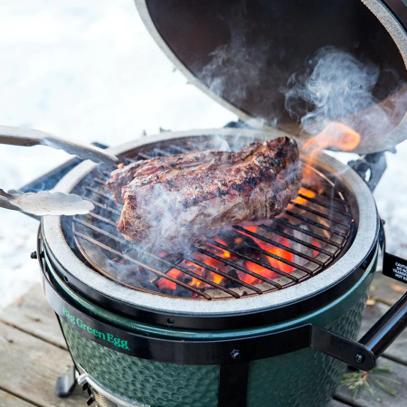 Угольный гриль керамический Big Green Egg MiniMax, решетка 33 см