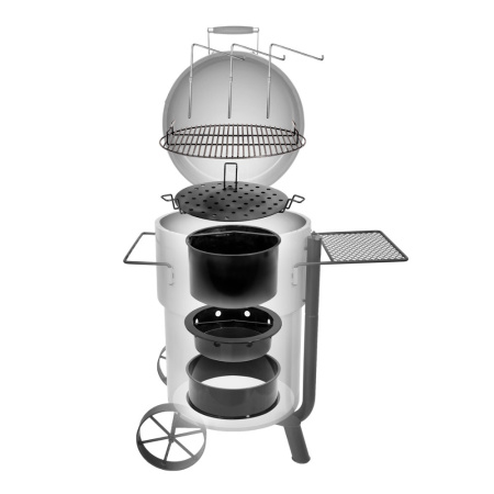 Коптильня Oklahoma Joe's Drum Bronco Pro (оранжевая)