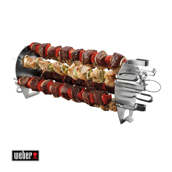 Набор инструментов-шампуров для вертела для жарки и копчения Weber Crafted