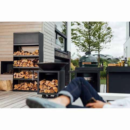Поленница OFYR Wood Storage Black 100