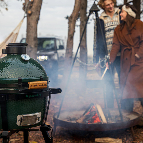 Угольный гриль керамический Big Green Egg MiniMax, решетка 33 см
