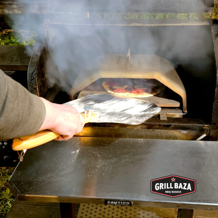 Лопатка для пиццы Grillbaza, алюминий 