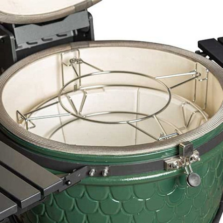 Керамический угольный гриль DinoEgg Classic Green