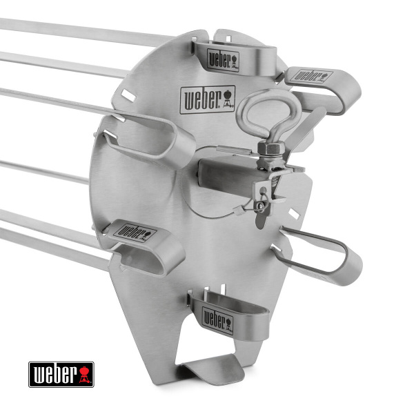 Набор инструментов-шампуров для вертела для жарки и копчения Weber Crafted