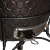 Керамический угольный гриль DinoEgg Classic Black