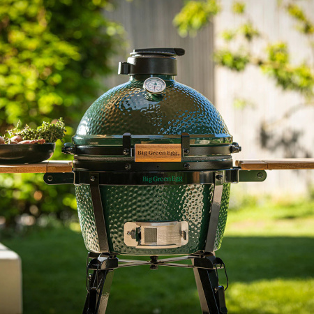 Угольный гриль керамический Big Green Egg MiniMax, решетка 33 см