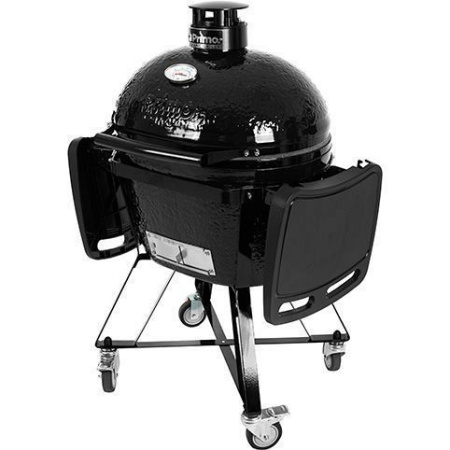 Керамический гриль барбекю Primo Oval 300 Family All in One с подставкой и столиком