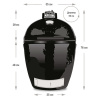 Керамический гриль барбекю Primo Round Large для гриль кухни