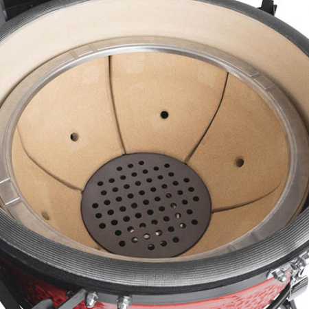 Керамический гриль барбекю Kamado Joe red Stand-Alone Classic II, угольный Joe