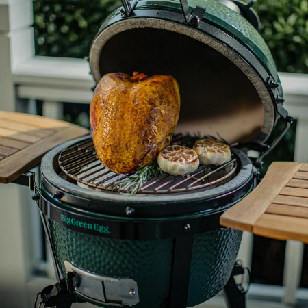 Угольный гриль керамический Big Green Egg MiniMax, решетка 33 см