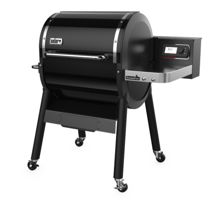 Пеллетный гриль барбекю Weber SmokeFire EX4 GBS с металлическим столиком