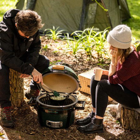 Угольный гриль керамический Big Green Egg MiniMax, решетка 33 см